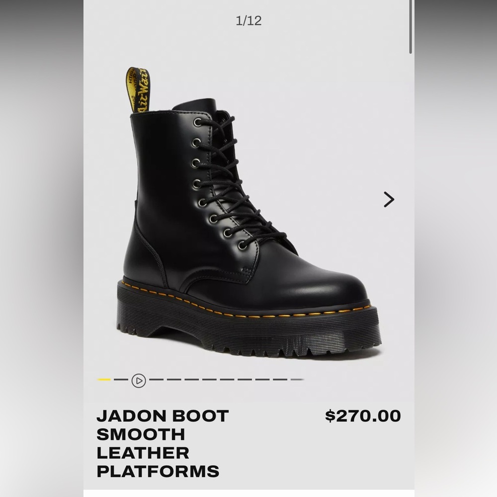 Dr. Martens Black Jadon Boots